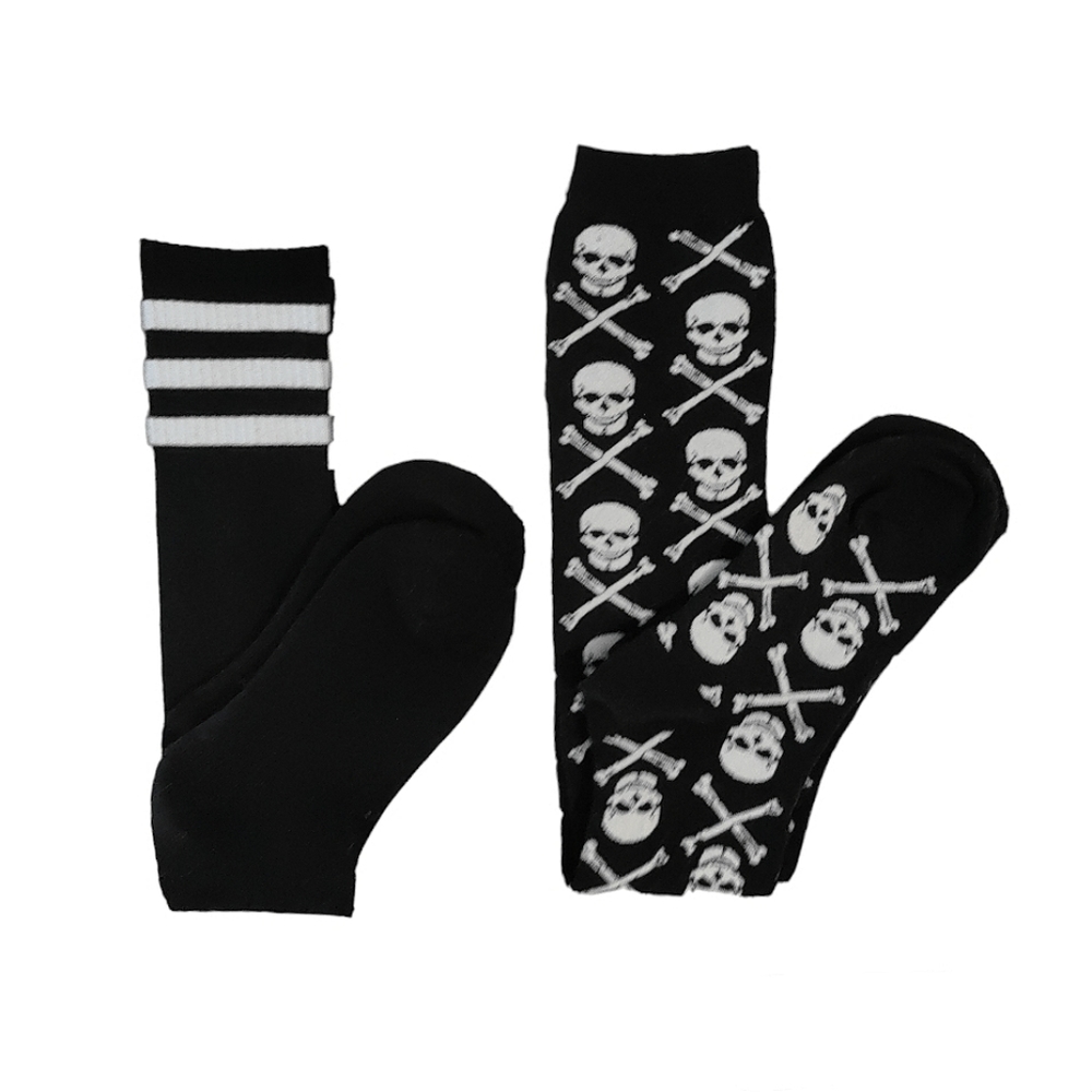 2 pairs of high length socks